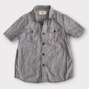 Paper Denim & Cloth Boys Child Button Up Shirt Size 5 100% Cotton Preppy